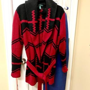 Ralph Lauren Southwest Cardigan Sweater Coat